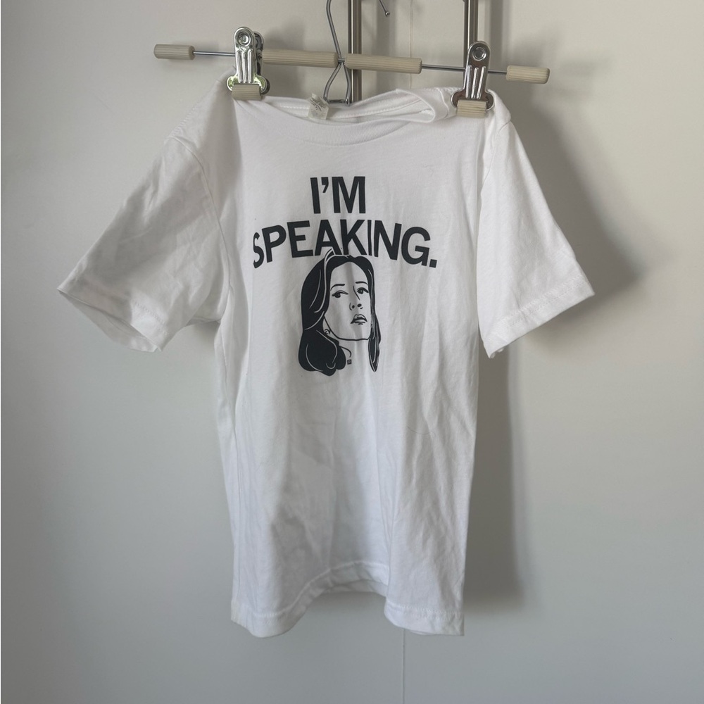 Kids 6-7White Graphic Kamala T-Shirt